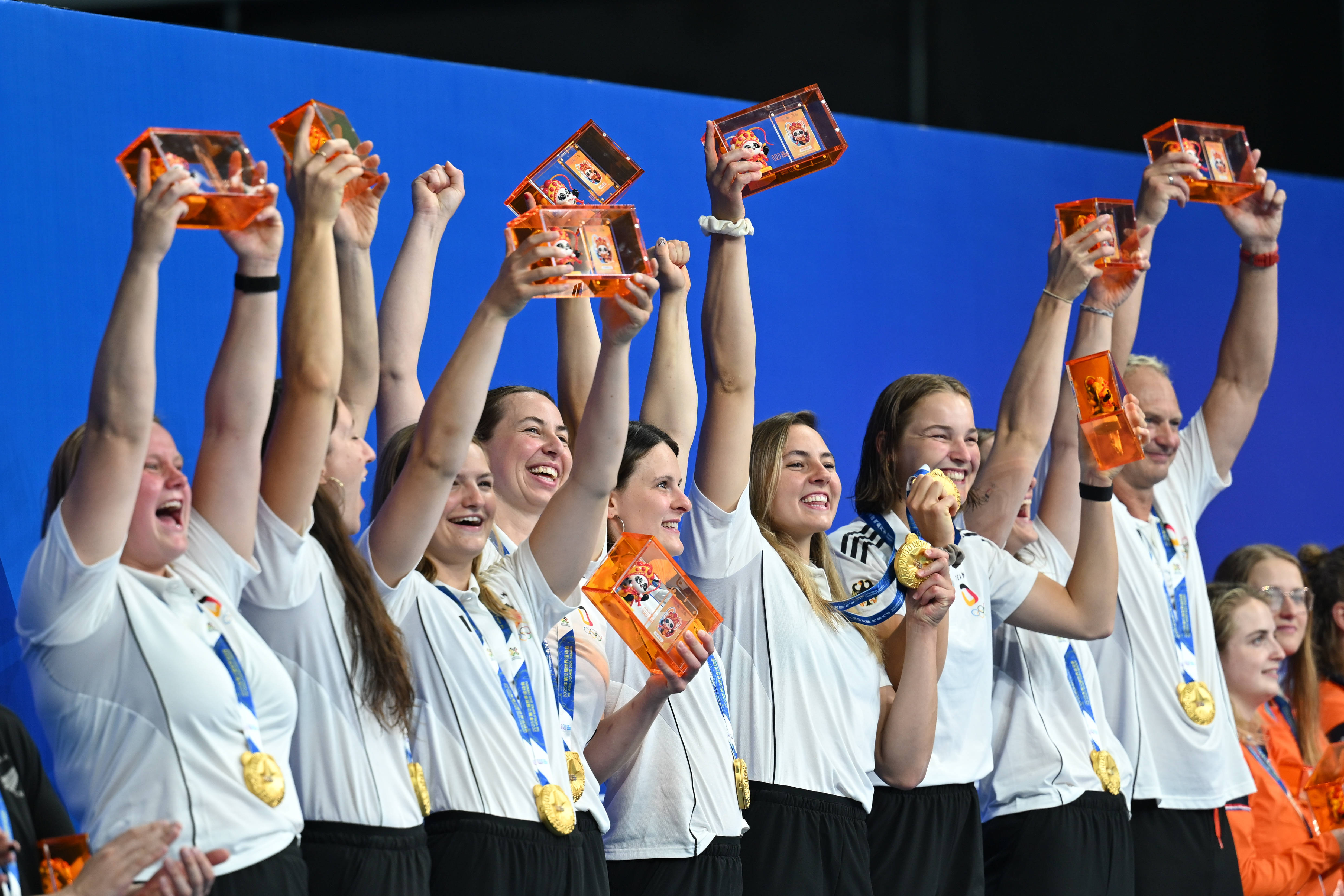 (成都世运会)皮艇球——女子决赛:德国队夺冠