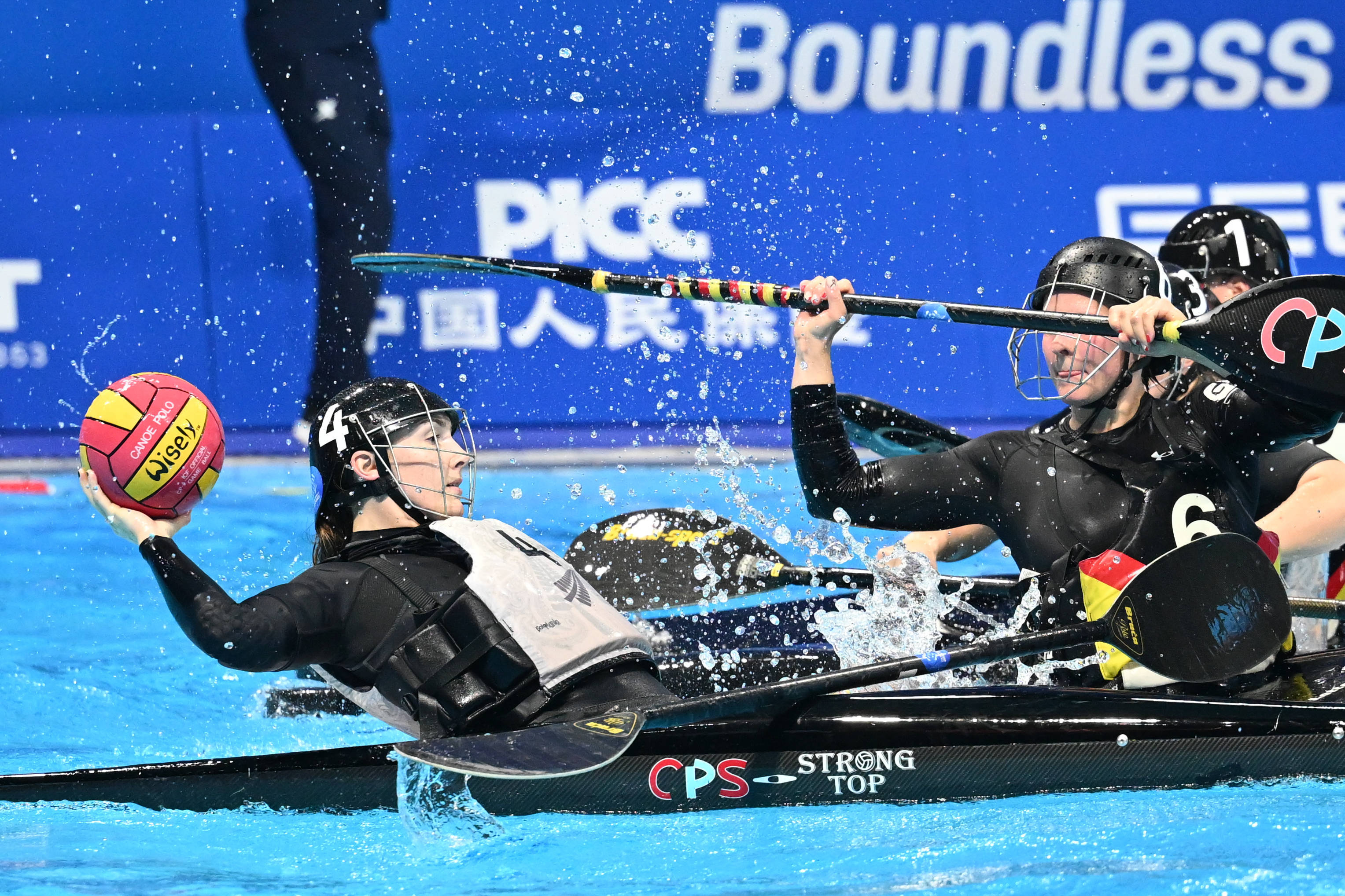 (成都世运会)皮艇球——女子决赛:德国队夺冠